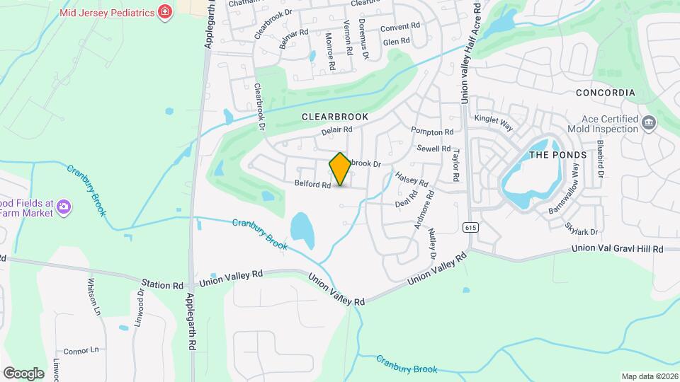 525 Belford Rd Map and Location Details