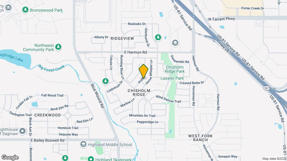 8436 Prairie Fire Dr Map and Location Details