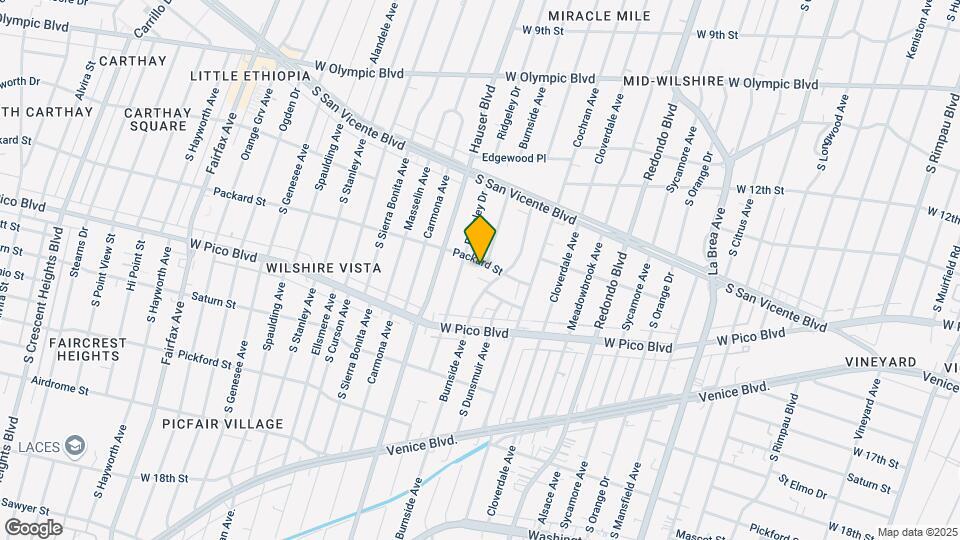 5400 Packard St Map and Location Details