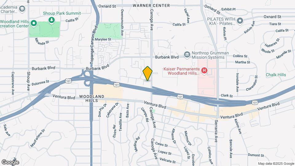 5515 Canoga Ave Map and Location Details