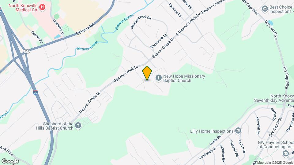 640 Cornerbrook Ln Map and Location Details