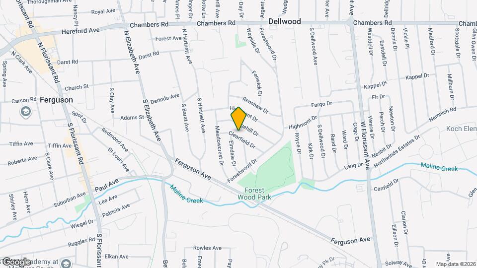 937 Clearfield Dr Map and Location Details