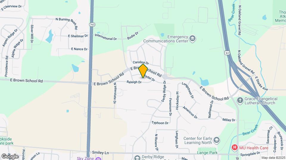 1507 Raleigh Dr Map and Location Details