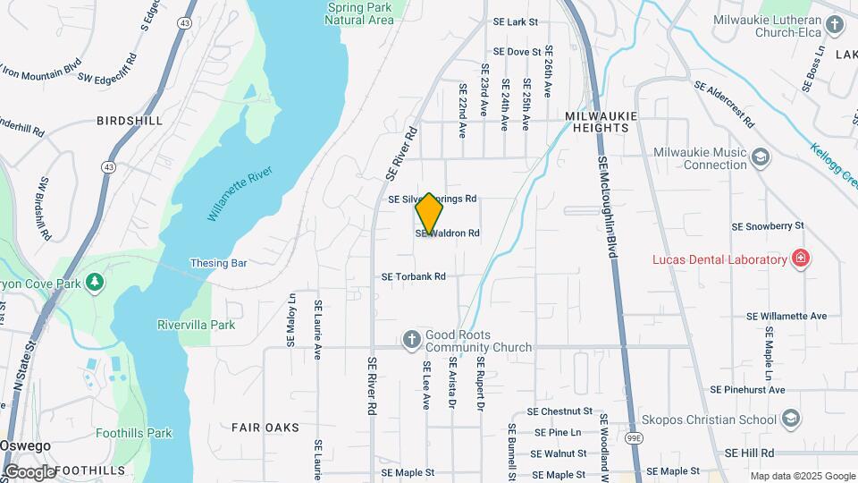 1912 SE Waldron Rd Map and Location Details