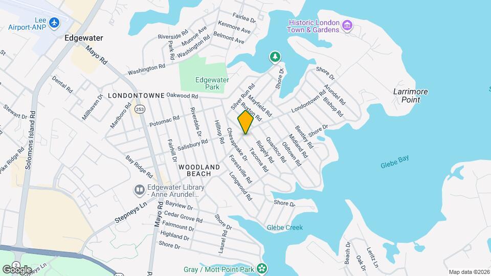 509 Londontown Rd Map and Location Details