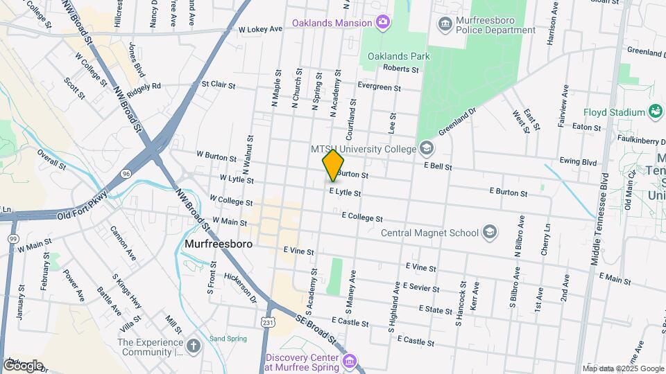 305 E Lytle St Map and Location Details
