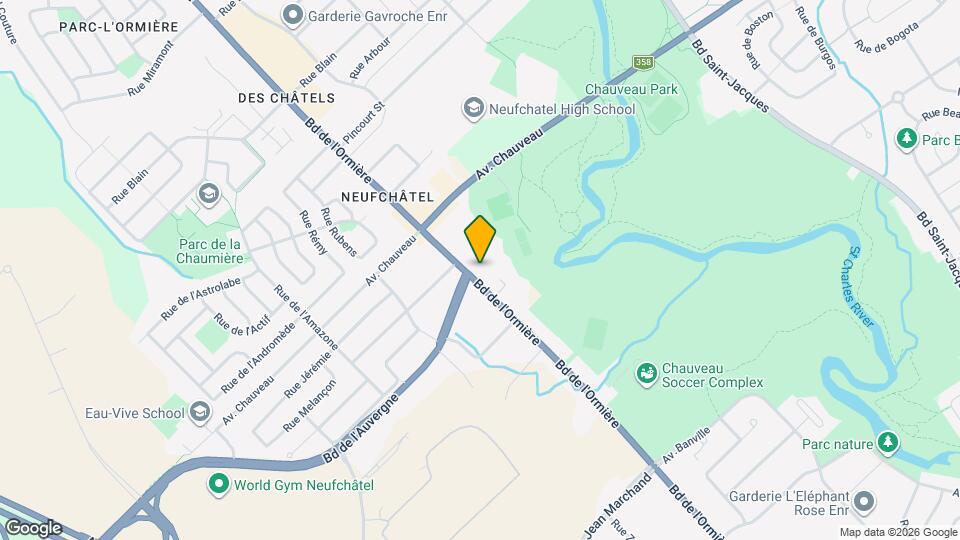 8500 De L'ormière Boul Map and Location Details