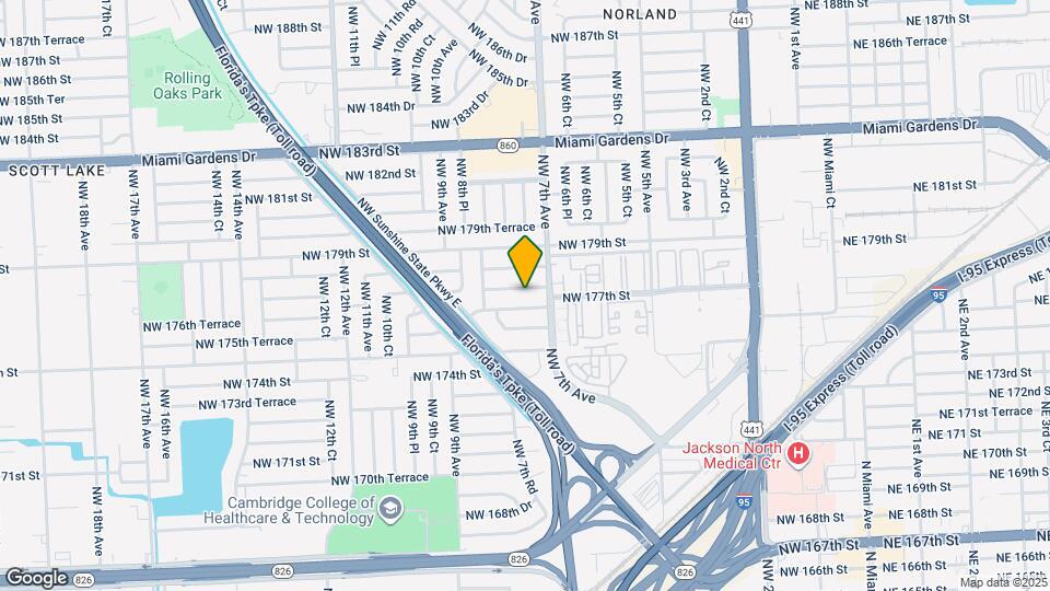 730 NW 177th Terrace Map and Location Details