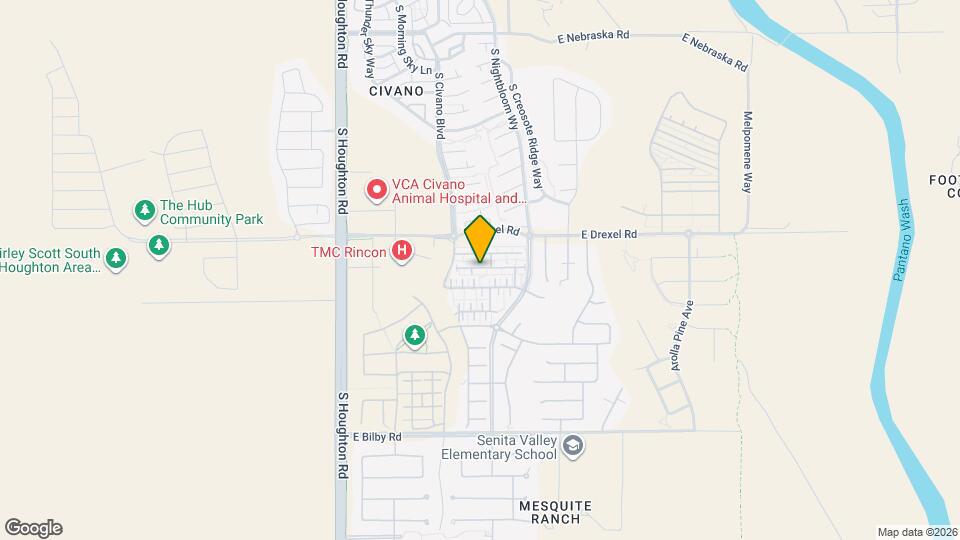 10584 E Pleasant Pasture Dr Map and Location Details