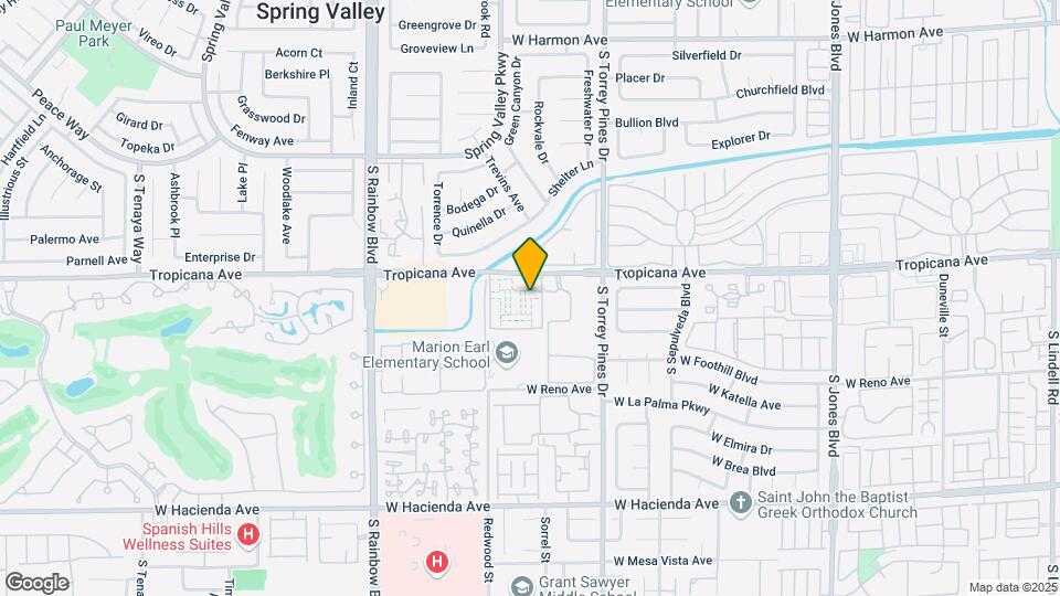 6643 W Tropicana Ave Map and Location Details
