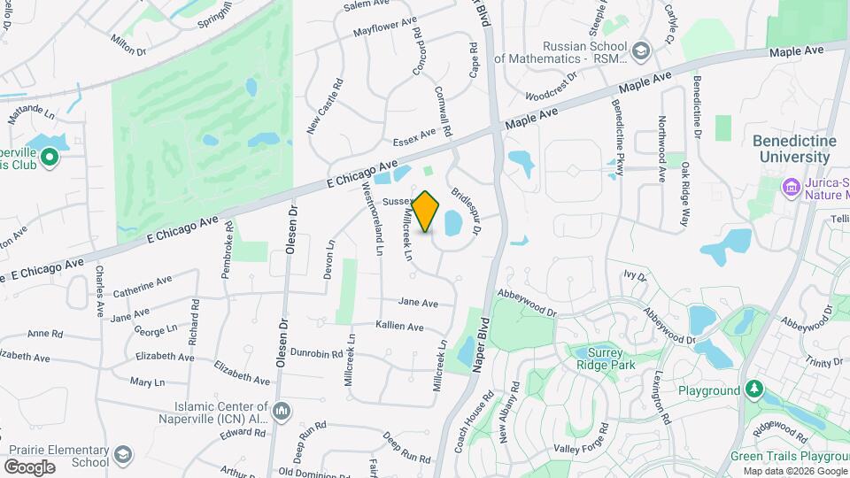 6S546 Sussex Rd Map and Location Details