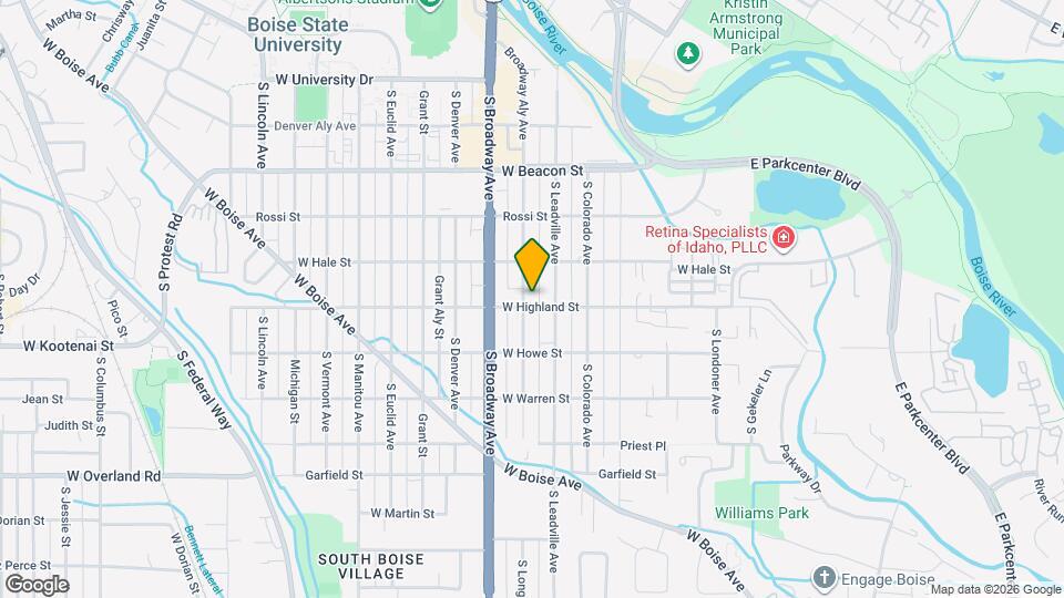 1428 S Longmont Ave, Unit 1428 Mapa y Detalles de la Ubicación