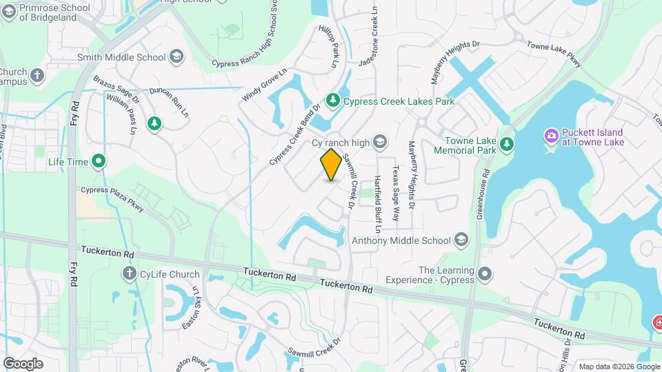 10507 Angeline Springs Ln Map and Location Details