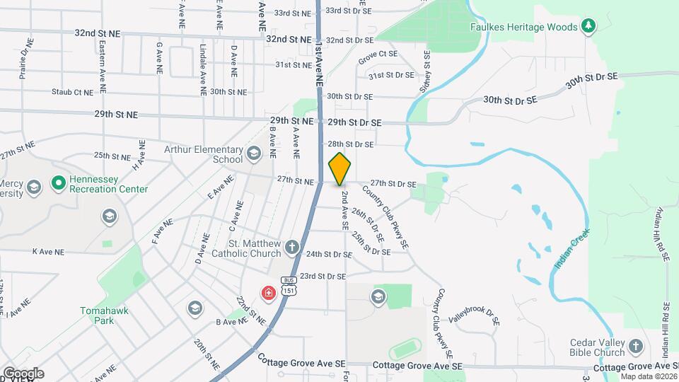 2622 2nd Ave SE Map and Location Details
