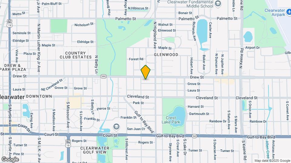 1462 Grove St Map and Location Details