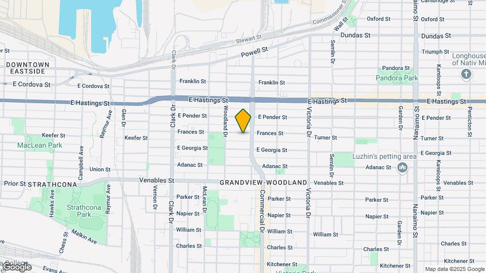 1676 Frances St Map and Location Details