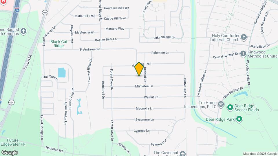 1420 Sweet Gum Ln Map and Location Details