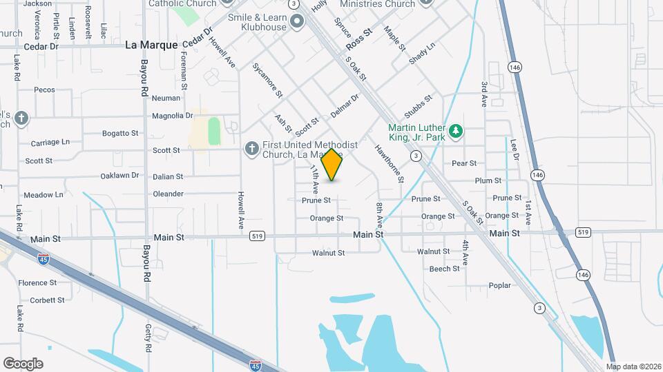 1007 Plum St Map and Location Details