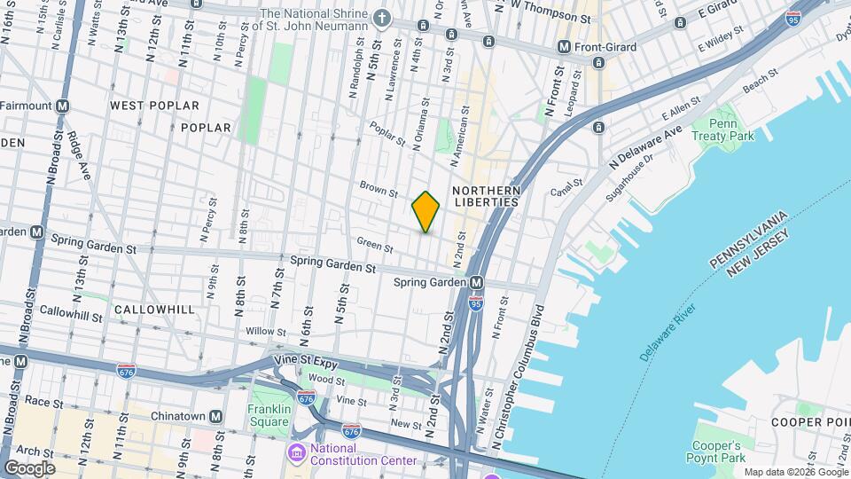 633 N 3rd St Map and Location Details