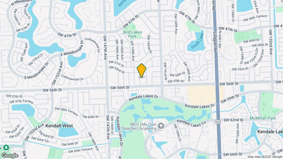 5443 SW 143rd Ct Map and Location Details