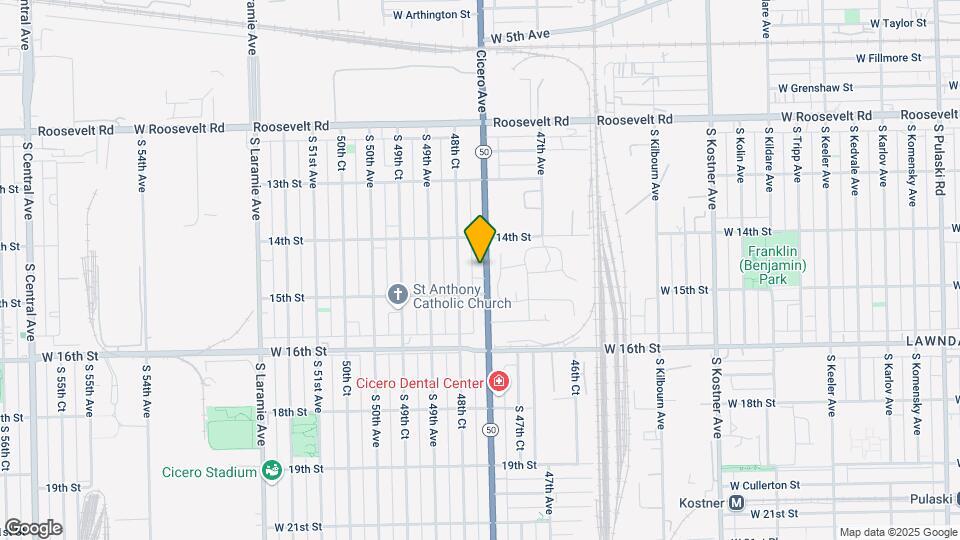 1426 S Cicero Ave Map and Location Details