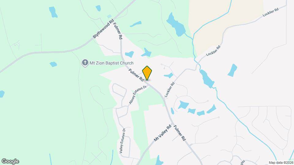 1832 Fulmer Rd Map and Location Details