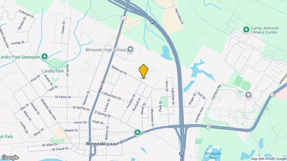 163 Franklin St, Unit Unit B Map and Location Details