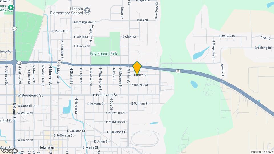 1013 E Carter St Map and Location Details