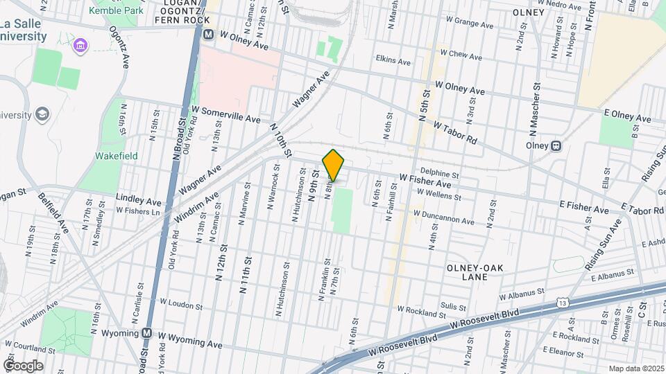 5221 N 8th St Map and Location Details