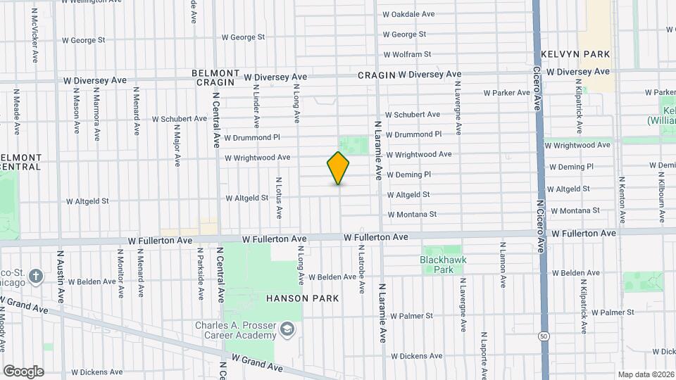 5300 W Altgeld St, Unit 1 Map and Location Details