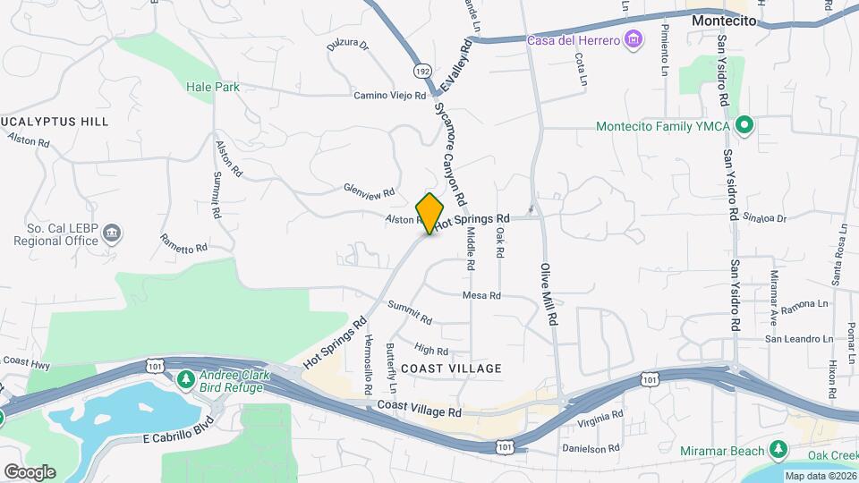 240 Hot Springs Rd Map and Location Details