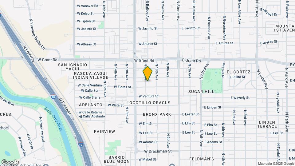 244 W Flores St Map and Location Details