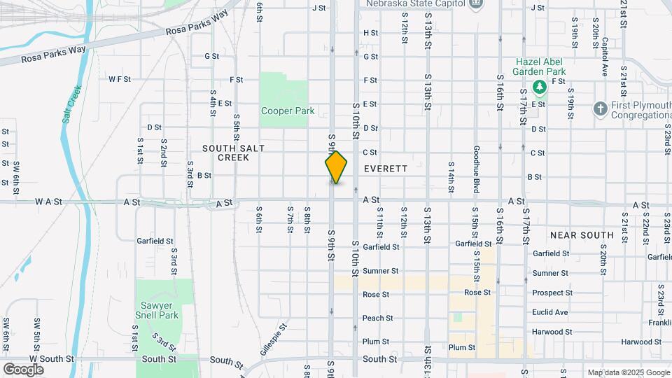 1330 S 9th St Map and Location Details