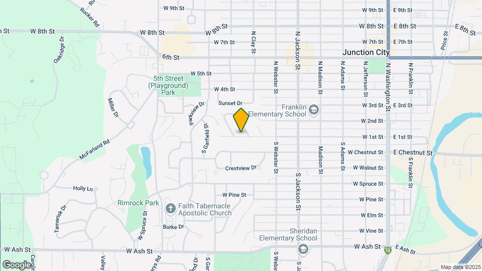 730 W 1st St Map and Location Details