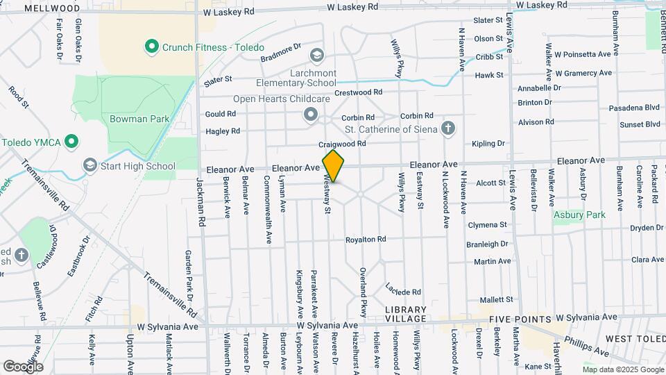 4422 Westway St Map and Location Details