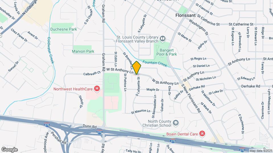 945 S Lafayette St Map and Location Details