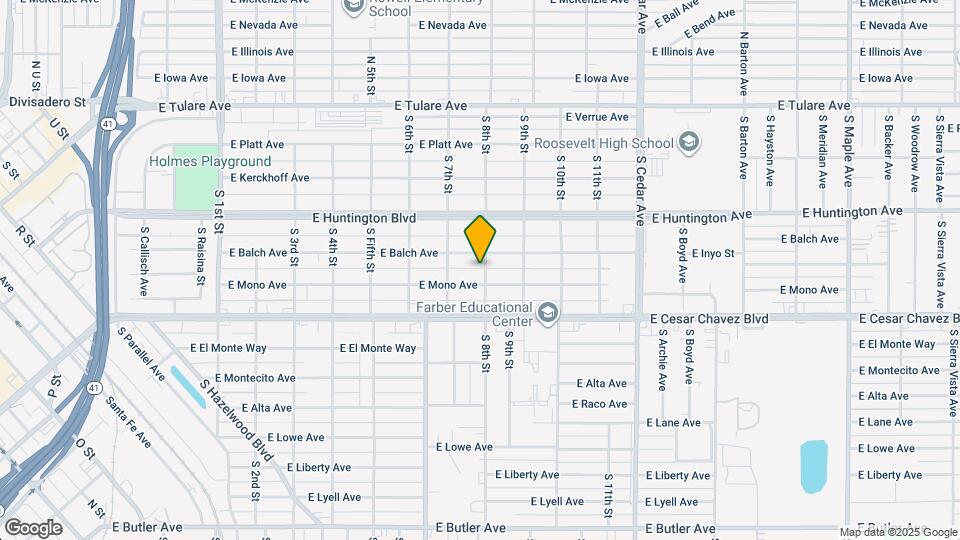 522 S 8th St Map and Location Details