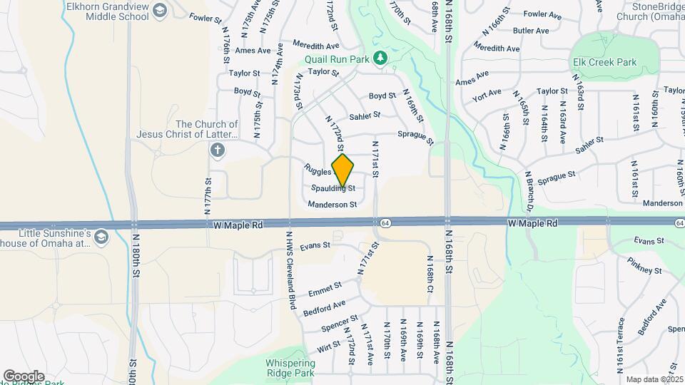17175 Spaulding St Map and Location Details