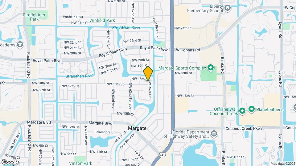 6101 NW 18th St Map and Location Details