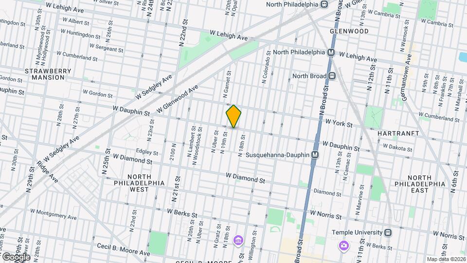 2267 N Gratz St Map and Location Details