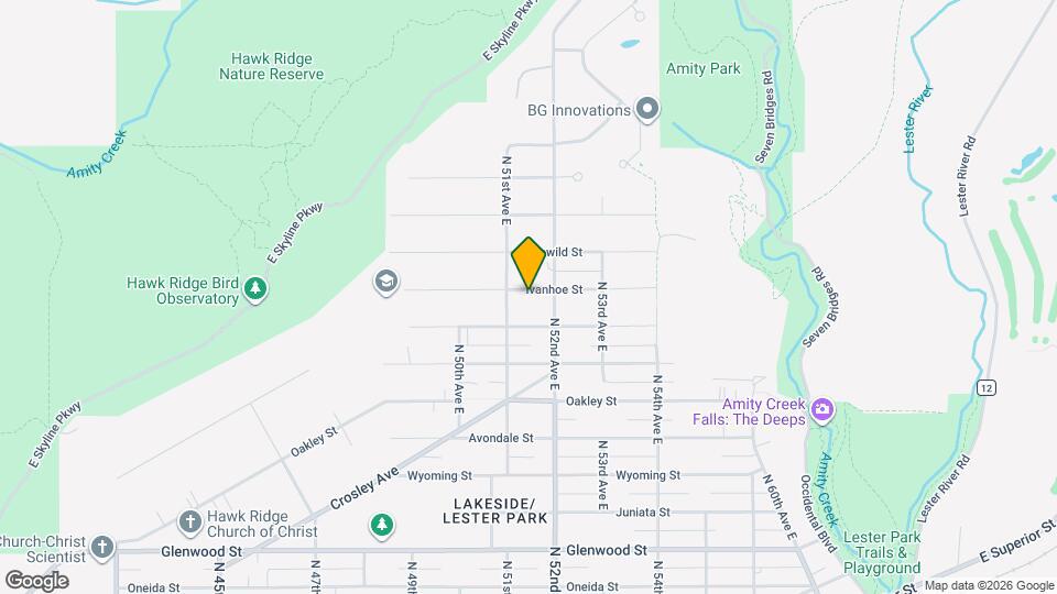 5116 Ivanhoe St Mapa y Detalles de la Ubicación