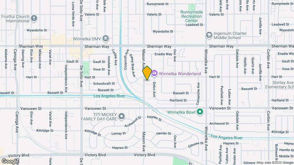 20457 Schoolcraft St Map and Location Details
