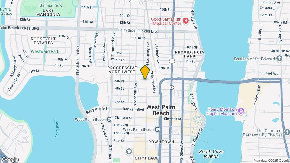 607 5th St Map and Location Details