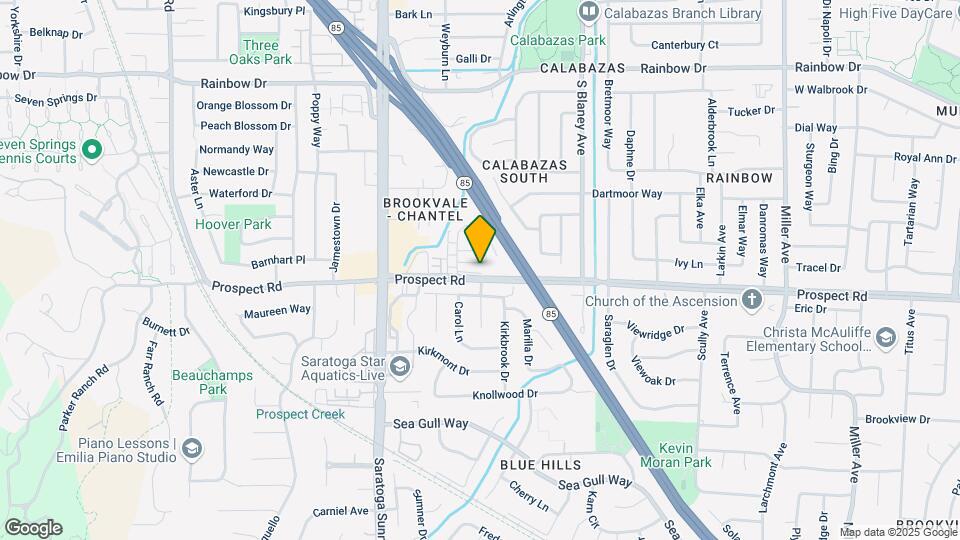 1519 Brookvale Dr Map and Location Details