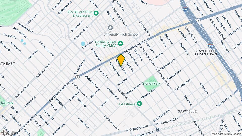 1553 Armacost Ave Mapa y Detalles de la Ubicación
