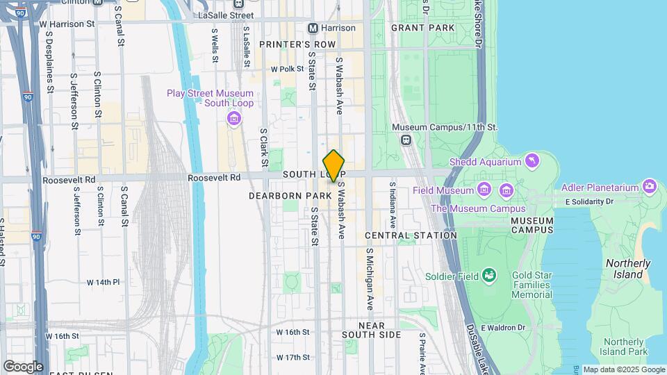 2111 S Wabash Ave-Unit -2110.527654 Map and Location Details
