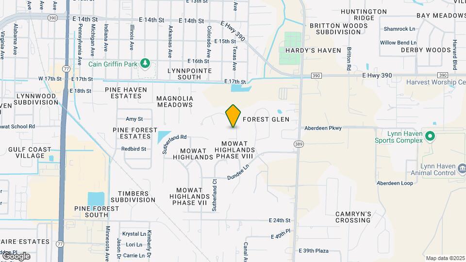 1416 Inverness Rd Map and Location Details