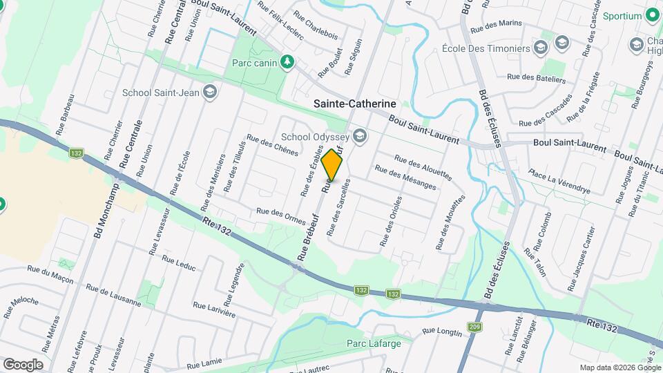 1305 Brebeuf St Map and Location Details