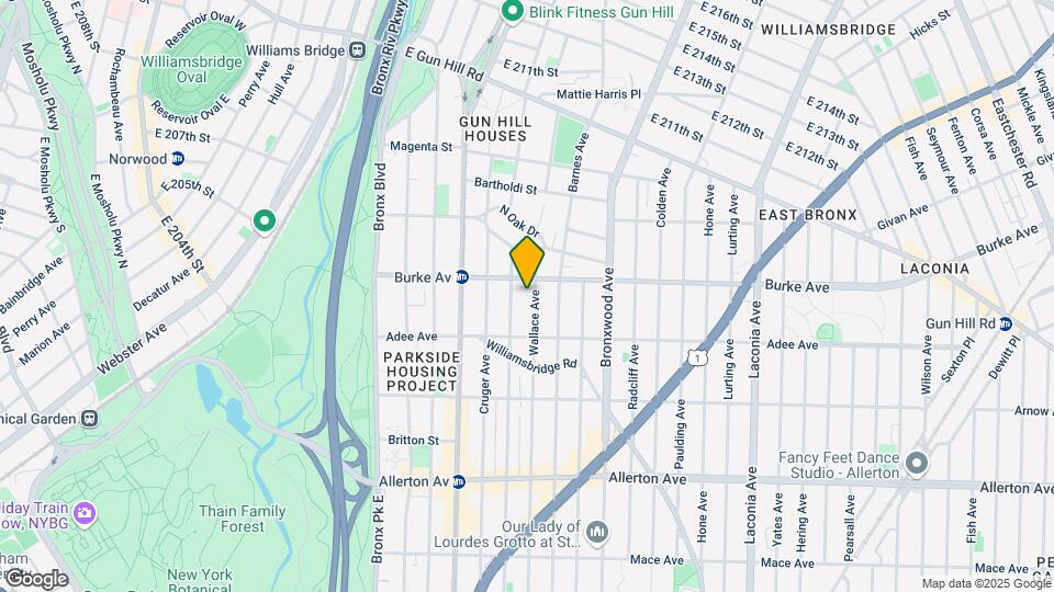 3039 Wallace Ave Map and Location Details