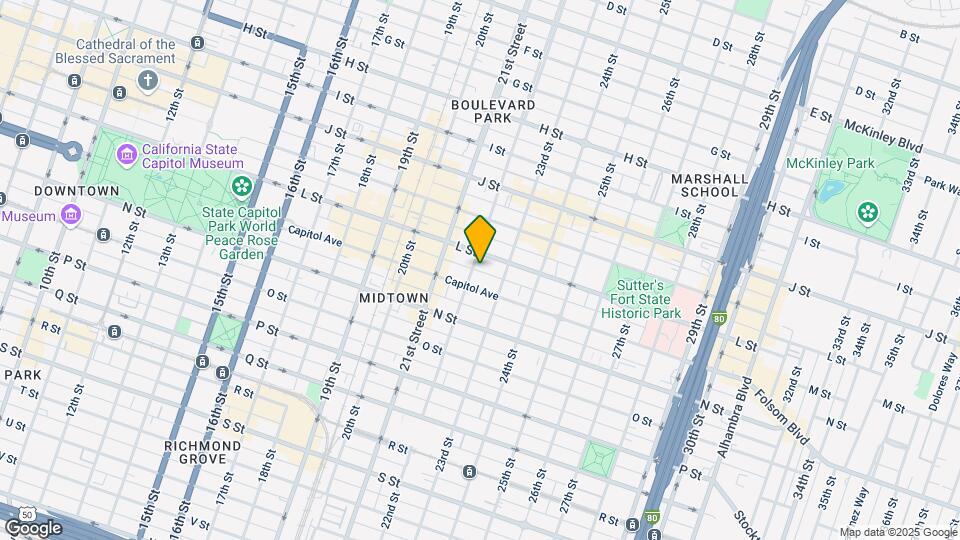 1215 22nd St Mapa y Detalles de la Ubicación